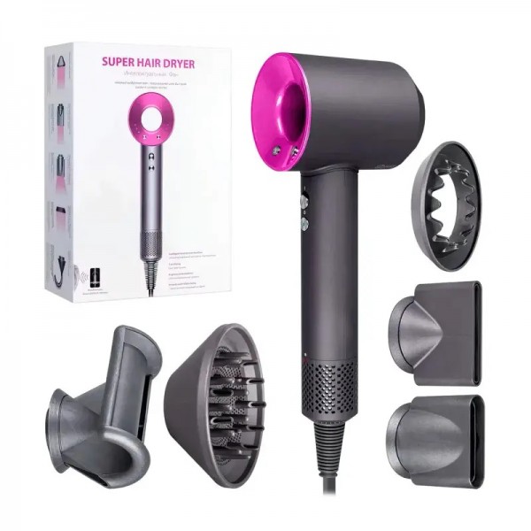 Фен Super Hair Dryer з 5 насадками