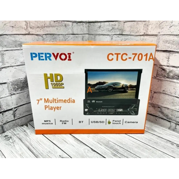 Автомобильный МР3 плеер PerVoi CTC-701А 7-дюймовый Аndroid 4+64G, Автомагнитола
