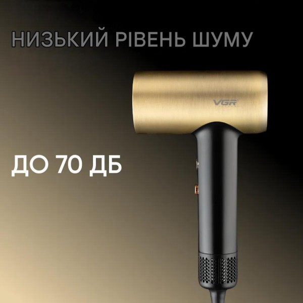 Фен профессиональный VGR V-441, 4 режима, насадка-концентратор, 1400 Вт