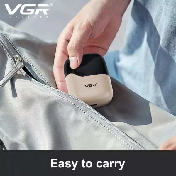 Электробритва VGR V-345 RED, роторная, IPX7 