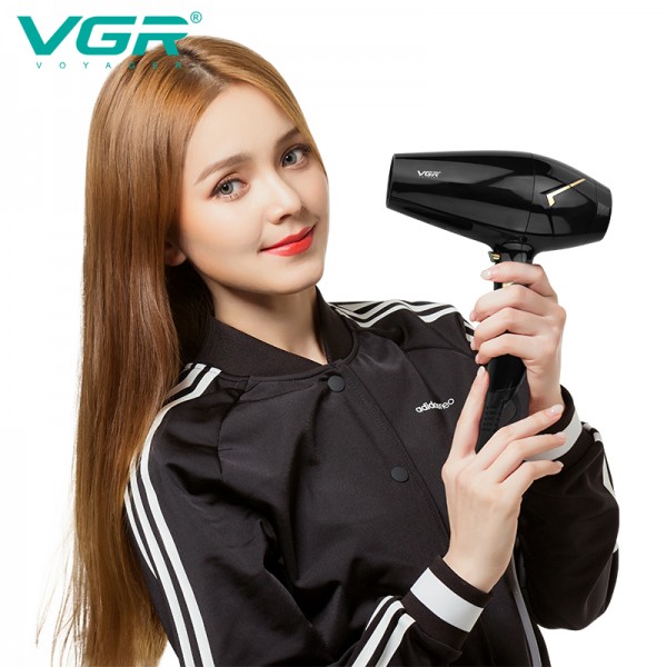 Фен профессиональный VGR V-423, 3 уровня обдува, 3 уровня температуры, насадка-концентратор, 1800-2200 Вт 