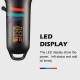 Аккумуляторная машинка для стрижки (clipper) VGR V-699 WHITE, 4 насадки, LED display 