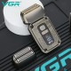 Электробритва VGR V-337 шейвер, двойное лезвие, 2 насадки, триммер, LED display 