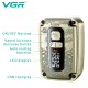 Электробритва VGR V-337 шейвер, двойное лезвие, 2 насадки, триммер, LED display 