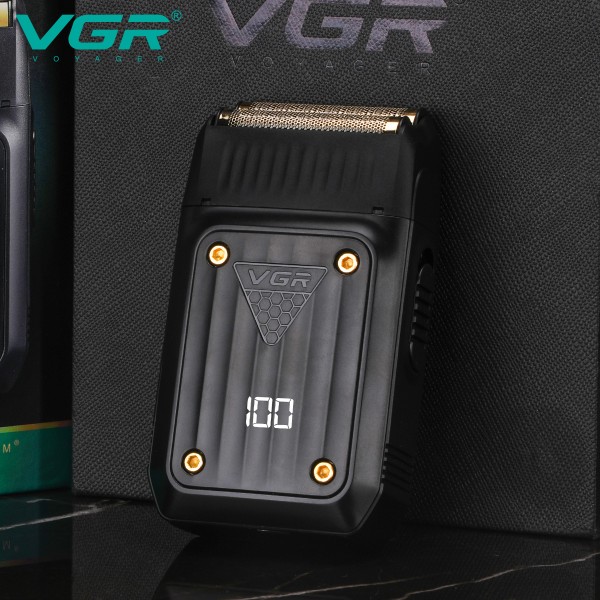 Електробритва VGR V-363 шейвер, подвійне лезо, LED display