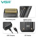 Электробритва VGR V-363 шейвер, двойное лезвие, LED display 