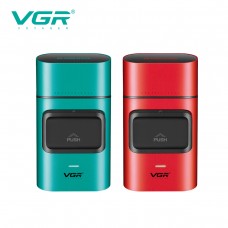 Электробритва VGR V-307 GREEN шейвер, двойное лезвие,  2000mAh, 9000 RPM 