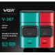 Электробритва VGR V-307 GREEN шейвер, двойное лезвие,  2000mAh, 9000 RPM 