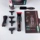 Триммер VGR V-254 GREEN, 4 насадки, 7000 RPM, 2000 mAh, LED display 