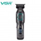 Триммер VGR V-254 GREEN, 4 насадки, 7000 RPM, 2000 mAh, LED display 