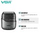 Электробритва VGR V-379 шейвер, двойное лезвие, IPX7 