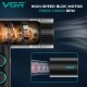 Фен профессиональный VGR V-401 RED, 40 уровней обдува 70000 - 110000 RPM, 40 уровней температуры 60°C - 100°C, 3 насадки 
