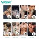 Набор для стрижки VGR 8 в 1 V-103, 19 насадок, LED display 