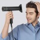 Фен профессиональный VGR V-401 BLACK, 40 уровней обдува 70000 - 110000 RPM, 40 уровней температуры 60°C - 100°C, 3 насадки 