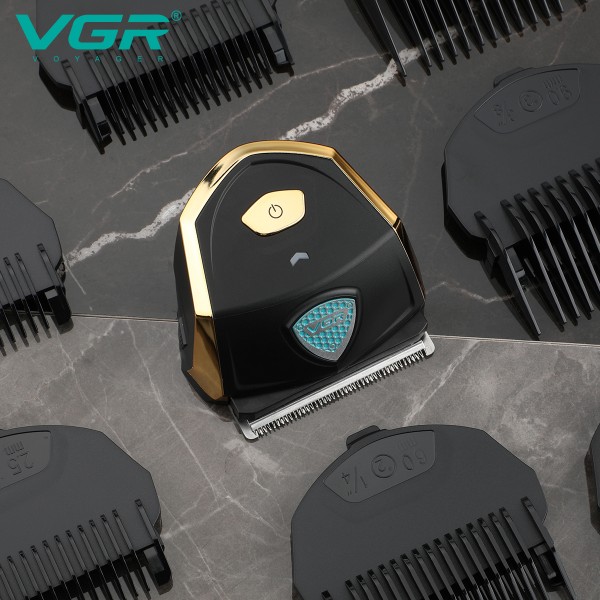 Акумуляторна машника для стриження (clipper) VGR V-910, 9 насадок, IPX7