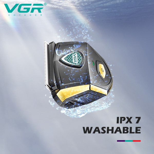 Акумуляторна машника для стриження (clipper) VGR V-910, 9 насадок, IPX7