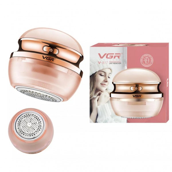 Акумуляторна машинка для видалення ковтунців VGR V-817 PINK