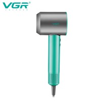 Фен професійний VGR V-440 GREEN, 3 рівні обдування, 3 рівні температури, 11000 RPM 3 насадки