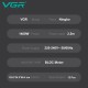 Фен профессиональный VGR V-440 GREEN, 3 уровня обдува, 3 уровня температуры, 110000 RPM, 3 насадки 