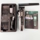Аккумуляторная машинка для стрижки (clipper) VGR V-600 BLACK, 6 насадок, регулятор высоты, LED display, 7000 RPM 
