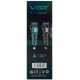 Аккумуляторная машинка для стрижки (clipper) VGR V-600 BLACK, 6 насадок, регулятор высоты, LED display, 7000 RPM 