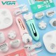 Эпилятор VGR 5 в 1 V-751 PINK, 5 насадок, IPX6 