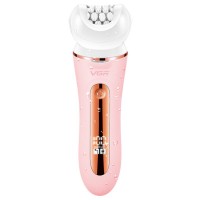 Епілятор VGR 5 в 1 V-751 PINK, 5 насадок, IPX6