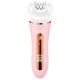 Эпилятор VGR 5 в 1 V-751 PINK, 5 насадок, IPX6 