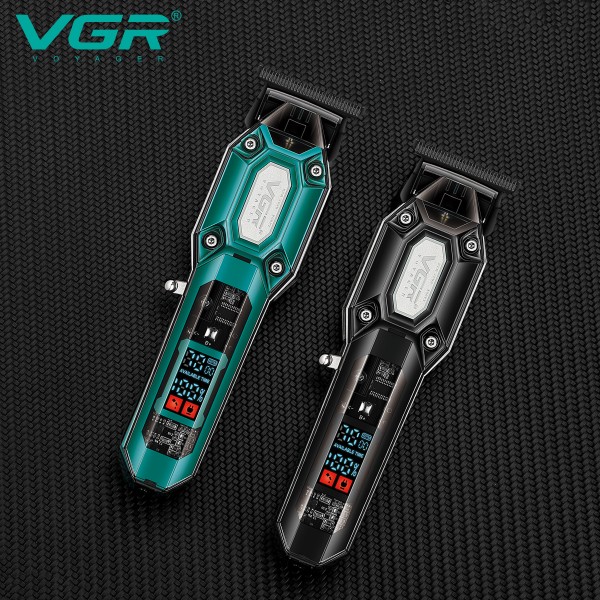 Тример VGR V-900 BLACK, 4 насадки, LED display, 7000 RPM