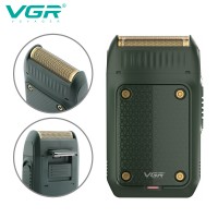 Электробритва VGR V-353 шейвер GREEN, выдвижной триммер 