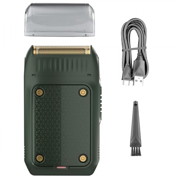 Электробритва VGR V-353 шейвер GREEN, выдвижной триммер 