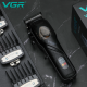 Аккумуляторная машинка для стрижки (clipper) VGR V-269, 4 насадки, LED display 
