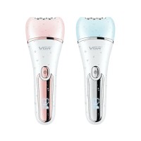 Эпилятор VGR 6 в 1 V-733 PINK, 12 насадок, IPX7, LED display 