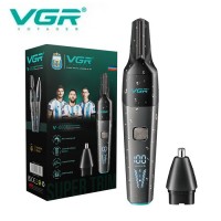 Тример VGR 2 в 1 V-603, 2 насадки (для носу та волосся), IPX5