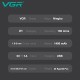 Триммер VGR V-972, 4 насадки, LED display 