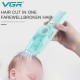 Детская машинка для стрижки с функцией сбора волос VGR V-151, 3 безопасные насадки, бесшумная, IPX7 
