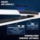 Плойка VGR V-515 WHITE, температура від 100 ° C до 210 ° C, керамічне покриття, LED display, 50 Вт