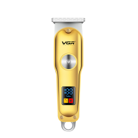 Триммер VGR V-290 GOLD, 3 насадки, LED Display 