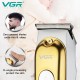 Триммер VGR V-290 GOLD, 3 насадки, LED Display 
