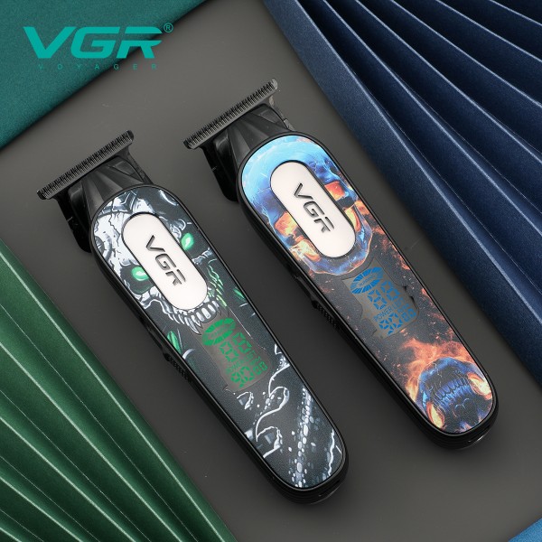 Триммер V-260 RED, 3 насадки, 2000mAh, 9000 RPM, LED display оптом в Украине