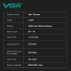 Триммер V-260 RED, 3 насадки, 2000mAh, 9000 RPM, LED display оптом в Украине