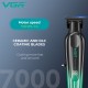 Триммер VGR V-935 GOLD, 5 насадок, 7000 RPM, LED display 