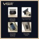 Триммер VGR V-954, 4 насадки, 7000 RPM, LED Display 