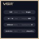 Триммер VGR V-954, 4 насадки, 7000 RPM, LED Display 