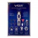 Триммер VGR V-954, 4 насадки, 7000 RPM, LED Display 