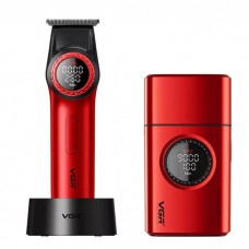 Комплект VGR 2 в 1 V-977&V-377 RED, триммер и шейвер 