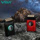 Электробритва VGR V-377 BLACK шейвер, двойное лезвие, регулировка мощности 7000-9000 RPM, LED display 