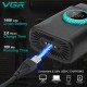 Электробритва VGR V-377 BLACK шейвер, двойное лезвие, регулировка мощности 7000-9000 RPM, LED display 