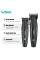 Комплект VGR 2 в 1 V-640 BLACK аккумуляторная машинка для стрижки (clipper) и триммер 
