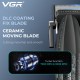 Комплект VGR 2 в 1 V-640 BLACK аккумуляторная машинка для стрижки (clipper) и триммер 